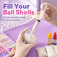 DIY Clay Squeeze Ball Craft Kit Slow Stress Relief Handmade Toy Set for Kids