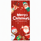 🎄Xmas Sale - 50% OFF❤️Christmas Door Cover - Santa & Reindeer Stretch Fabric Door Banner with 4-Side Elastic Edges, DIY Door Handle Cutout, Slip-On Front Door Holiday Decor