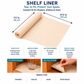 📢📢 50% OFF🏠 Easy-Tear Non-Slip Shelf Liner – Secure Grip & Easy-Clean Protection for Drawers and Cabinets