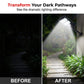 Powered Auto On/Off Solar lamp💥Powerful lighting – no cables, no bills and no hassle