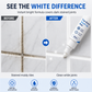 50% OFF NOW! 💥White Tile Grout Repair Pen – Quick Grout Refresh Marker, Cover Stains & Discoloration, Brighten Tile Joints for Bathroom Kitchen