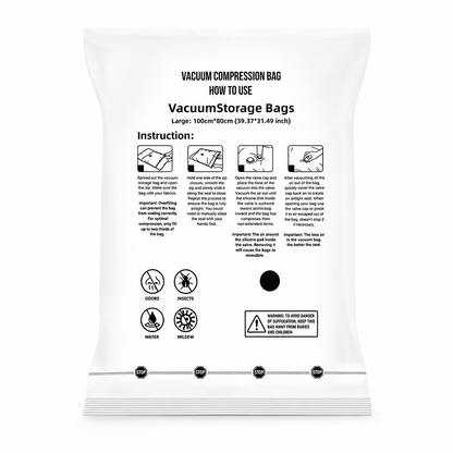 📦 50% OFF! ✨Vacuum Compression Storage Bags for Clothes PA and PE Space Saving Sealed Bags for Travel and Home Storage