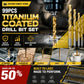 🔧50% OFF NOW ! ⚙️99Pcs Titanium Coated Drill Bit Set, High Hardness Multi-Size Drilling Bits for Wood Metal Plastic Electronics
